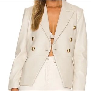 7 For All Mankind Vegan‎ Leather Jacket New